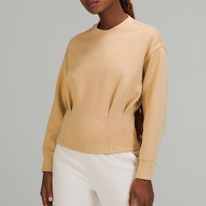 Lululemon - Tan Peplum Sweater